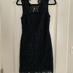 Navy blue lace dress